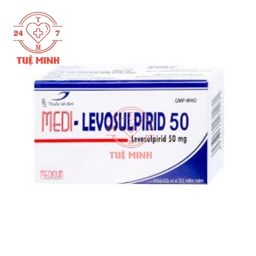 Medi-Levosulpirid 50mg Medisun - Thuốc điều trị tâm thần phân liệt